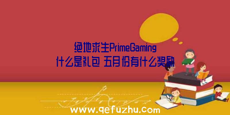 绝地求生PrimeGaming什么是礼包